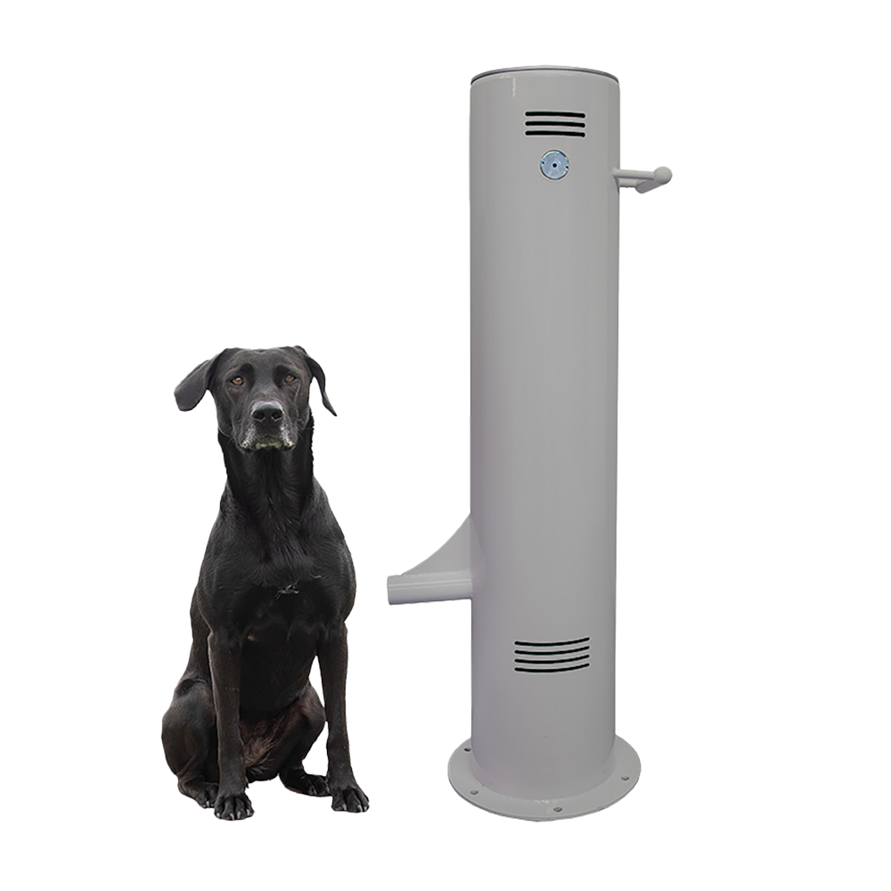 Cool Dog Water Fountain - Push Button Control - Surface Mount