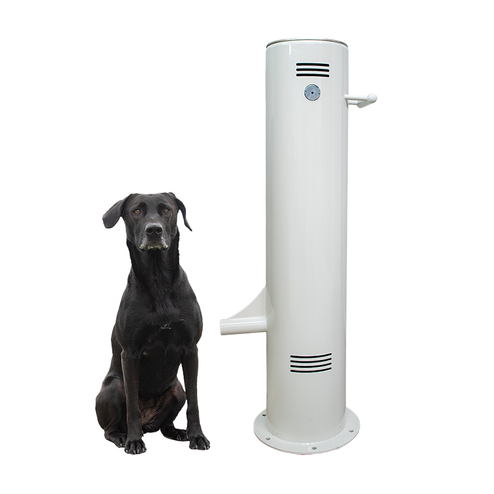 Cool Dog Water Fountain - Push Button Control - Surface Mount