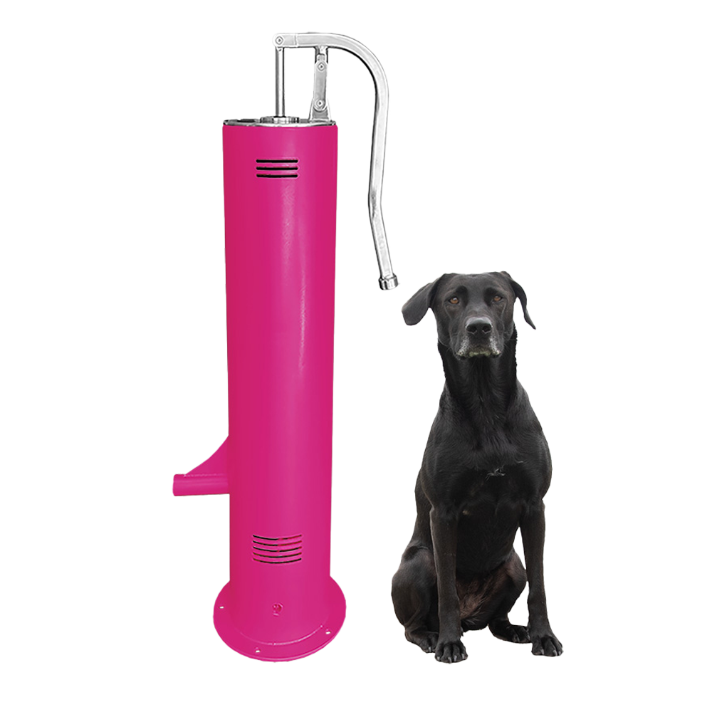 Cool Dog Water Fountain - Easy Flow Lever Handle - Surface Mount