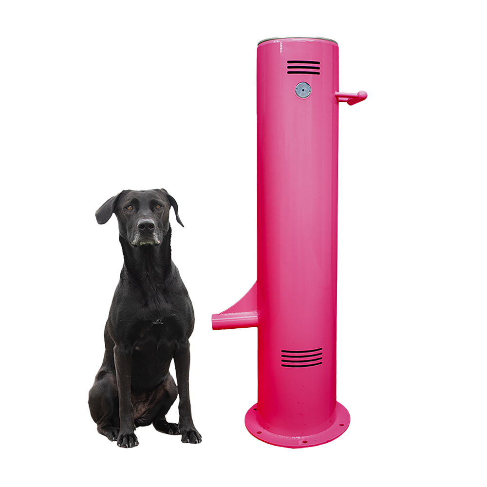 Cool Dog Water Fountain - Push Button Control - Surface Mount
